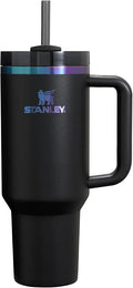 STANLEY Quencher H2.0 Flow State Tumbler, 40 oz, Black Chroma